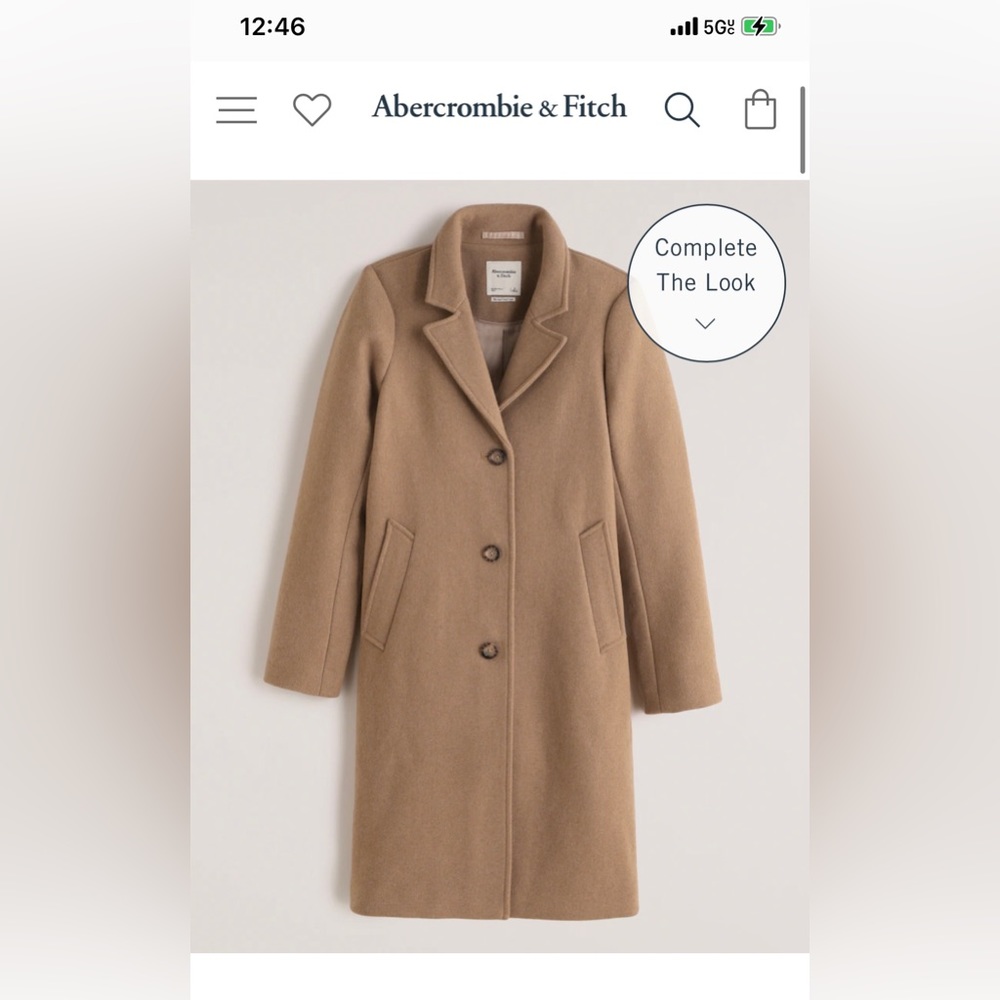 Abercrombie & Fitch Dad coat